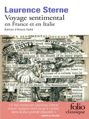 cover image of Voyage sentimental en France et en Italie